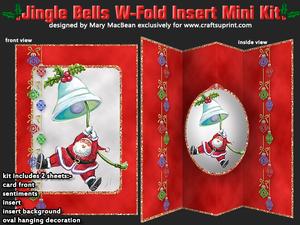 Jingle Bells W-fold Insert Mini Kit