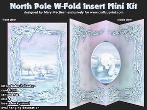 North Pole W-fold Insert Mini Kit