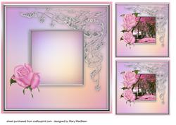 Pink Trees and Roses Insert