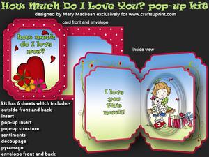 How Much Do I Love You? Pop-up Kit