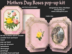 Mothers Day Roses Pop-up Kit