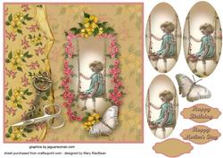 Memories Birthday or Mother's Day Card Front