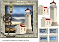 The Lighthouse Father's Day or Birthday Card