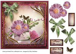 Shabby Chic Flower Cluster