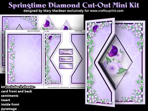 Springtime - Diamond Cut-out Mini Kit