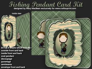 Fishing Pendant Card Kit