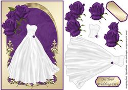Wedding Dress and Roses