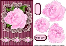 Vintage Pink Rose