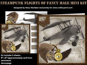 Steampunk Flights of Fancy Male Mini Kit