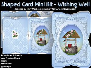 Shaped Card Mini Kit - Wishing Well