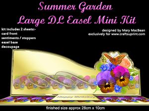 Summer Garden Large Dl Easel Mini Kit