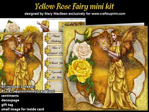 Yellow Rose Fairy Mini Kit