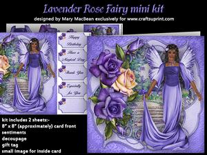 Lavender Rose Fairy Mini Kit