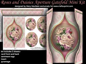 Roses and Daises Aperture Gatefold Mini Kit