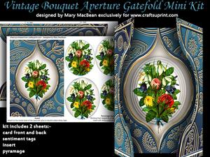 Vintage Bouquet Aperture Gatefold Mini Kit