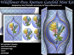 Wildflower Posy Aperture Gatefold Mini Kit