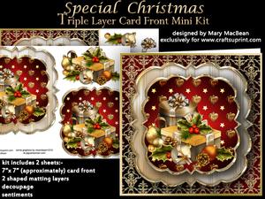 Image of cup432641_1648 - Special Christmas Triple Layer Card Front Mini Kit