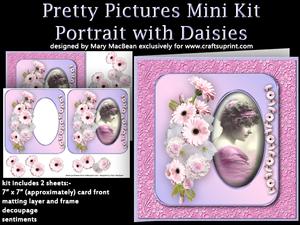 Pretty Pictures Mini Kit - Portrait with Daisies
