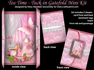 Tea Time - Tuck-in Gatefold Mini Kit