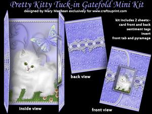 Pretty Kitty Tuck-in Gatefold Mini Kit
