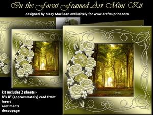 In the Forest Framed Art Mini Kit