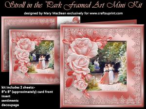 Stroll in the Park Framed Art Mini Kit