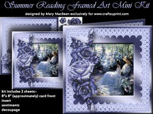 Summer Reading Framed Art Mini Kit