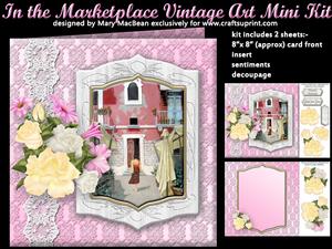 In the Marketplace Vintage Art Mini Kit