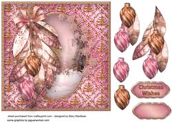 Pink and Gold Christmas