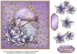 Lilac and Gold Christmas
