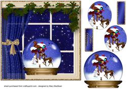 Snow Globe on Window Ledge