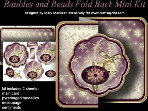 Baubles and Beads Fold Back Mini Kit