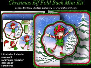 Christmas Elf Fold Back Mini Kit