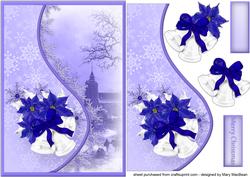 Christmas Bells Teardrop Side Panel Card