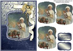 What Santa Gave Me Christmas Card Front