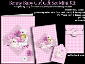 Bonny Baby Girl Gift Set Mini Kit