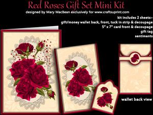 Red Roses Gift Set Mini Kit