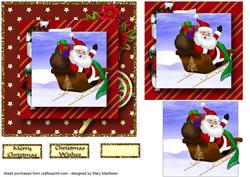 Christmas Stack - Santa's Sleigh