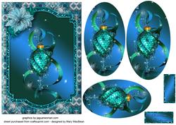Christmas Glitter - Teal