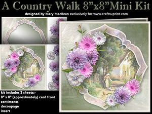 A Country Walk 8" x 8" Mini Kit