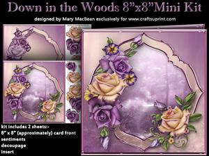 Down in the Woods 8" x 8" Mini Kit