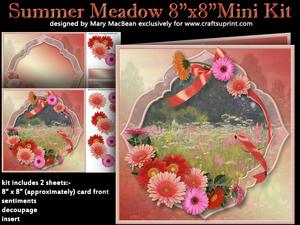Summer Meadow 8" x 8" Mini Kit