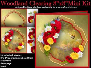 Woodland Clearing 8" x 8" Mini Kit