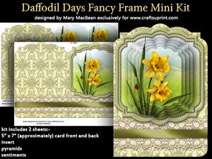 Daffodil Days Fancy Frame Mini Kit