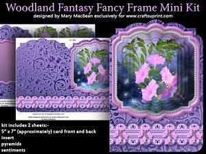 Woodland Fantasy Fancy Frame Mini Kit