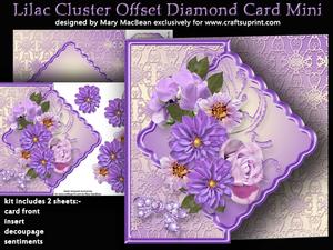 Lilac Cluster Offset Diamond Mini Kit