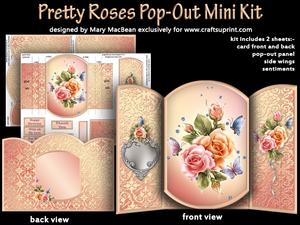 Pretty Roses Pop-out Mini Kit