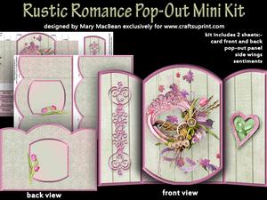 Rustic Romance Pop-out Mini Kit