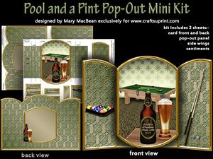 Pool and a Pint Pop-out Mini Kit