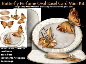 Butterfly Perfume Oval Easel Mini Kit